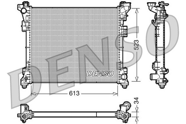 RADİATOR. ENGİNE COOLİNG CHRYSLER VOYAGER V 07-