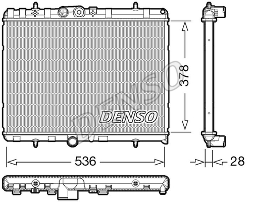 RADİATOR. ENGİNE COOLİNG CITRO N C3 II 09-