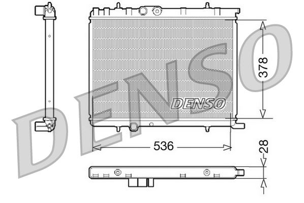 RADİATOR. ENGİNE COOLİNG CITRO N BERLINGO MF 96-11