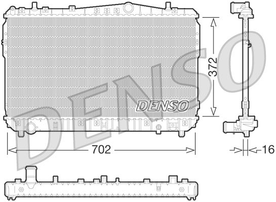 MOTOR SU RADYATÖRÜ MANUEL CHEVROLET LACETTI 05 NUBIRA 05 1.4-1.6-1.8