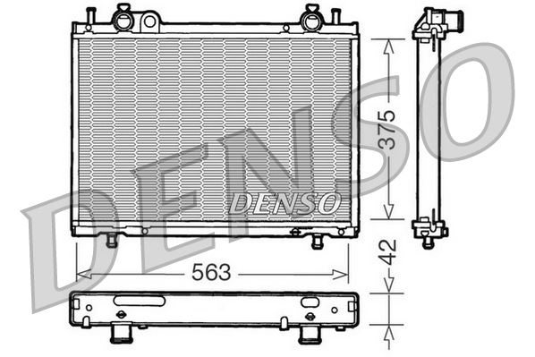 RADİATOR. ENGİNE COOLİNG FIAT BRAVA 95-02