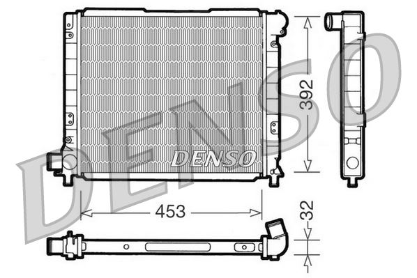 RADİATOR. ENGİNE COOLİNG FIAT CROMA 85-96