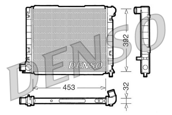 RADİATOR. ENGİNE COOLİNG FIAT CROMA 85-96