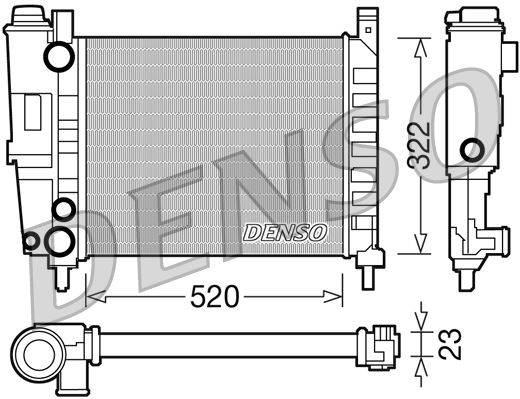 RADIATOR FIAT ELBA 85-97