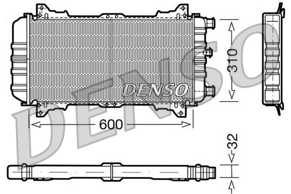 RADİATOR. ENGİNE COOLİNG FORD ESCORT III 80-86