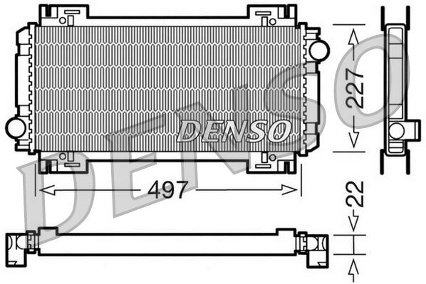 RADİATOR. ENGİNE COOLİNG FORD FIESTA I 76-86