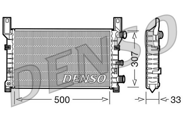 RADİATOR. ENGİNE COOLİNG FORD FIESTA III 89-97
