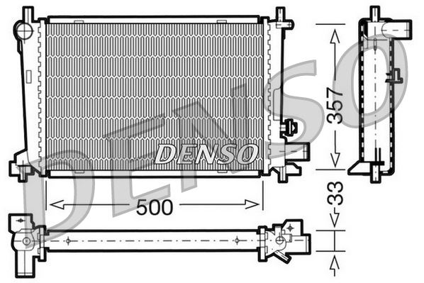RADİATOR. ENGİNE COOLİNG FORD FIESTA II 83-95