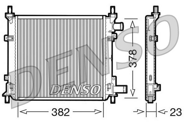 RADİATOR. ENGİNE COOLİNG FORD KA 08-16