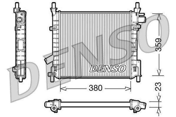 RADİATOR. ENGİNE COOLİNG FORD KA 96-08