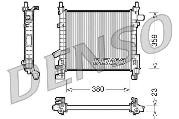RADİATOR. ENGİNE COOLİNG FORD KA 96-08