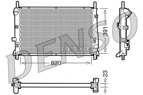 RADİATOR. ENGİNE COOLİNG FORD COUGAR 98-01