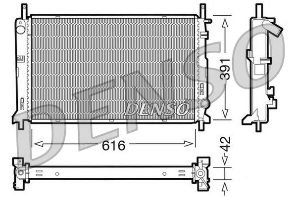 RADİATOR. ENGİNE COOLİNG FORD COUGAR 98-01
