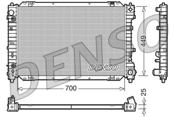RADİATOR. ENGİNE COOLİNG FORD MAVERICK 01-