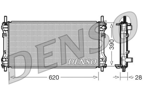 RADİATOR. ENGİNE COOLİNG FORD TRANSIT 00-06