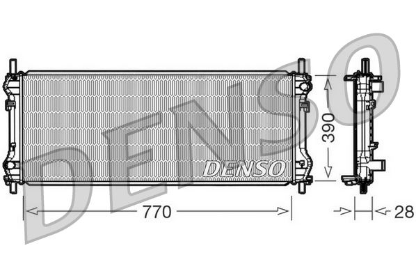 RADİATOR. ENGİNE COOLİNG FORD TRANSIT 00-06