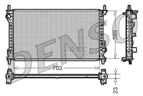 RADİATOR. ENGİNE COOLİNG FORD TOURNEO CONNECT 02-13