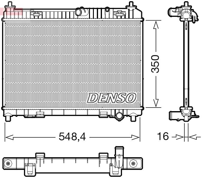 RADİATOR. ENGİNE COOLİNG FORD B-MAX 12-