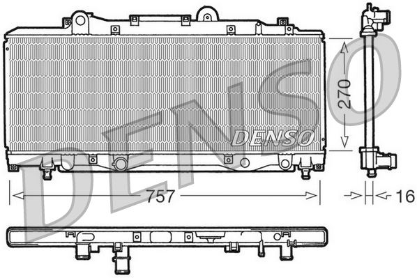 RADİATOR. ENGİNE COOLİNG LANCIA Y 95-03
