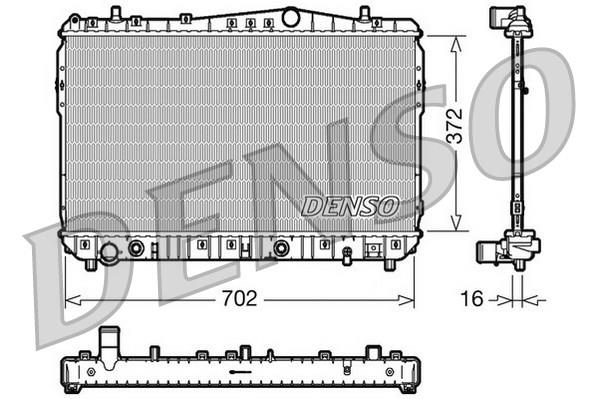 RADİATOR. ENGİNE COOLİNG CHEVROLET LACETTI 03-