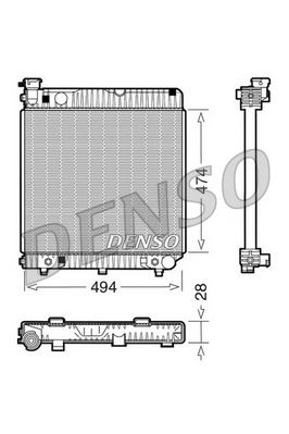 RADİATOR. ENGİNE COOLİNG MERCEDES-BENZ T1 601 77-96