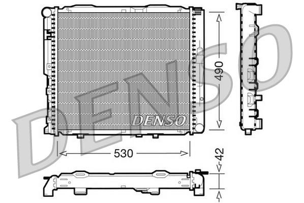 RADİATOR. ENGİNE COOLİNG MERCEDES-BENZ E-CLASS 124 92-96