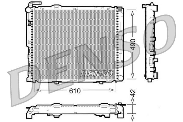 RADİATOR. ENGİNE COOLİNG MERCEDES-BENZ E-CLASS 124 92-96