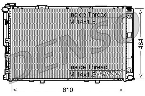 RADİATOR. ENGİNE COOLİNG MERCEDES-BENZ E-CLASS 124 92-96