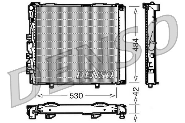 RADİATOR. ENGİNE COOLİNG MERCEDES-BENZ E-CLASS 124 92-96