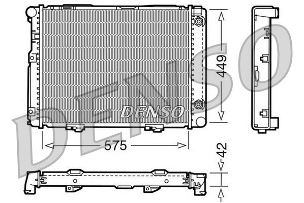 RADİATOR. ENGİNE COOLİNG MERCEDES-BENZ 190 W201 82-93