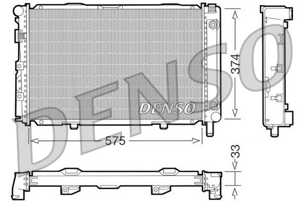 RADİATOR. ENGİNE COOLİNG MERCEDES-BENZ 190 W201 82-93