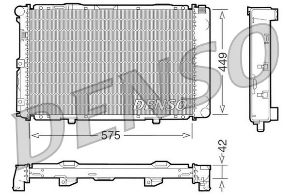 RADİATOR. ENGİNE COOLİNG MERCEDES-BENZ 190 W201 82-93