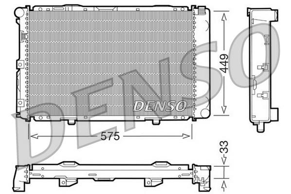 RADİATOR. ENGİNE COOLİNG MERCEDES-BENZ 190 W201 82-93