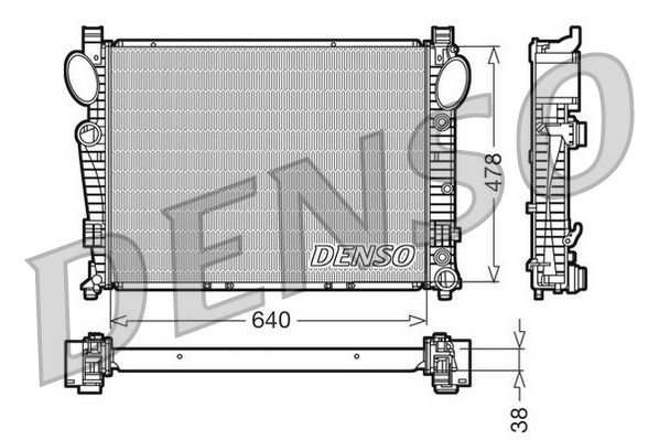 RADİATOR. ENGİNE COOLİNG MERCEDES-BENZ S-CLASS W220 98-05