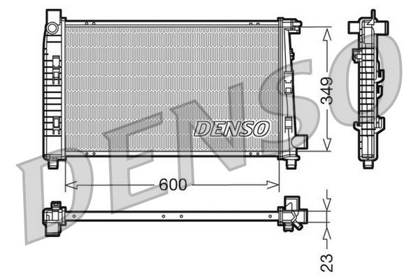 RADİATOR. ENGİNE COOLİNG MERCEDES-BENZ A-CLASS W168 97-04