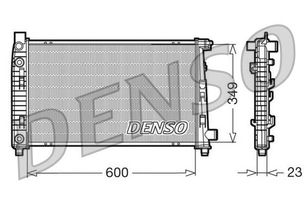 RADİATOR. ENGİNE COOLİNG MERCEDES-BENZ A-CLASS W168 97-04