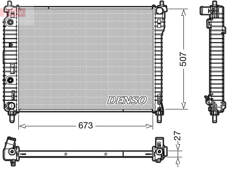 RADİATOR. ENGİNE COOLİNG CHEVROLET CAPTIVA 06-