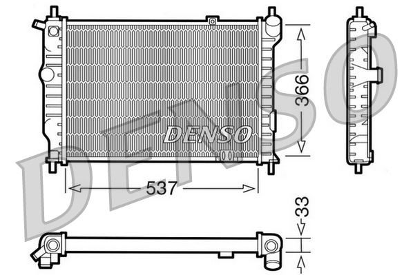 RADİATOR. ENGİNE COOLİNG OPEL ASTRA F 91-01