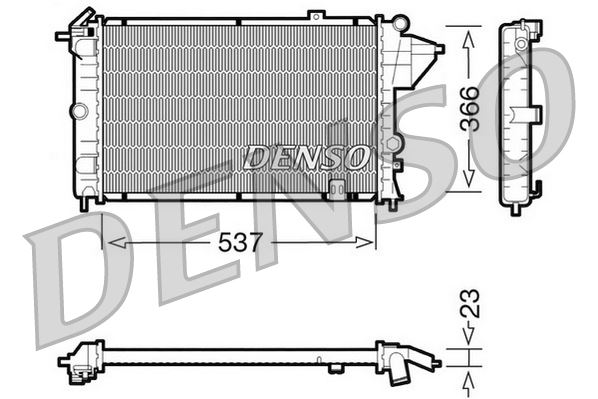 RADİATOR. ENGİNE COOLİNG OPEL CALIBRA 90-97