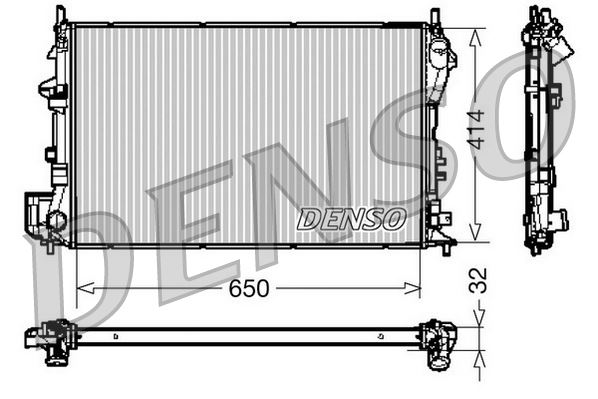 RADİATOR. ENGİNE COOLİNG FIAT CROMA 05-