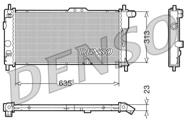 RADİATOR. ENGİNE COOLİNG OPEL KADETT E 84-94