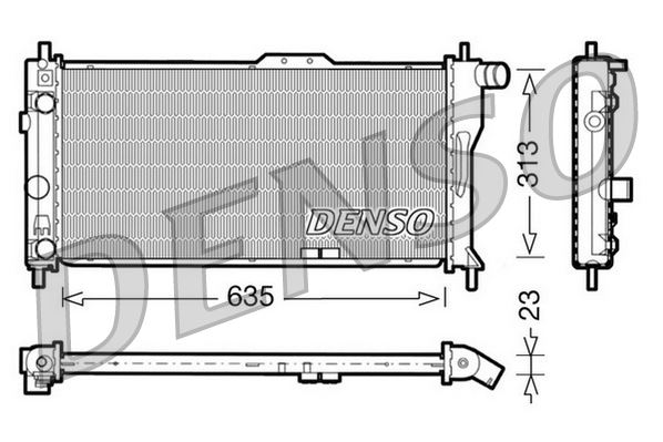RADİATOR. ENGİNE COOLİNG OPEL KADETT E 84-94