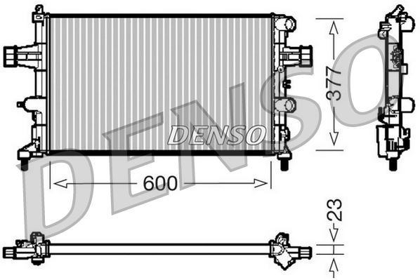 RADİATOR. ENGİNE COOLİNG OPEL ASTRA G 98-09