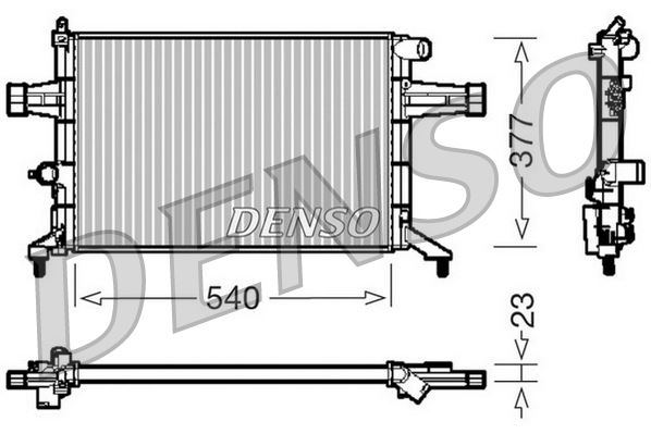 RADİATOR. ENGİNE COOLİNG OPEL ASTRA F 91-01