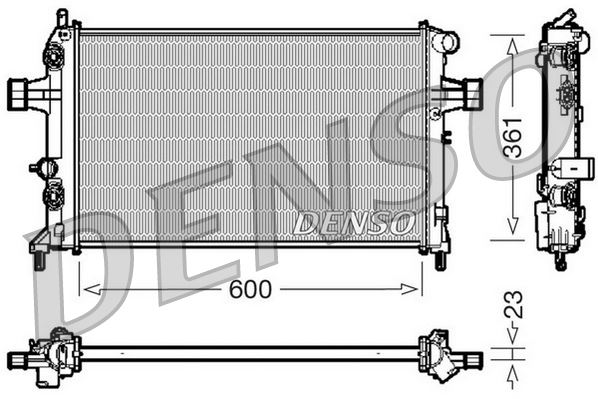 RADİATOR. ENGİNE COOLİNG OPEL ASTRA F CLASSIC 98-05