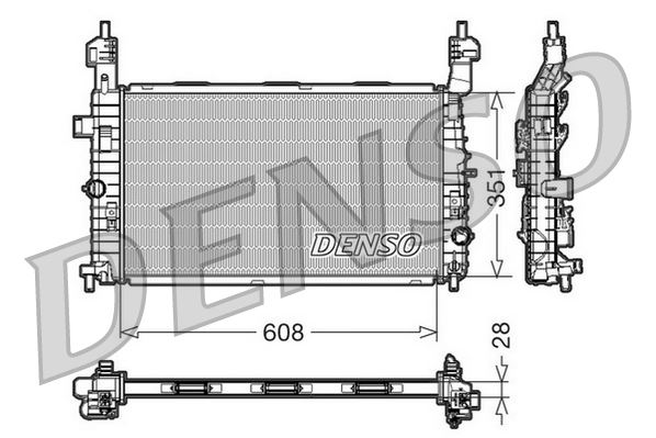 RADİATOR. ENGİNE COOLİNG OPEL MERIVA A 03-10