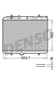 RADYATÖR 307-407-C4-C5-BERLINGO-PARTNER1.6-1.8-2.0 HDİ AC KLİMASIZ MEK 380X552X26