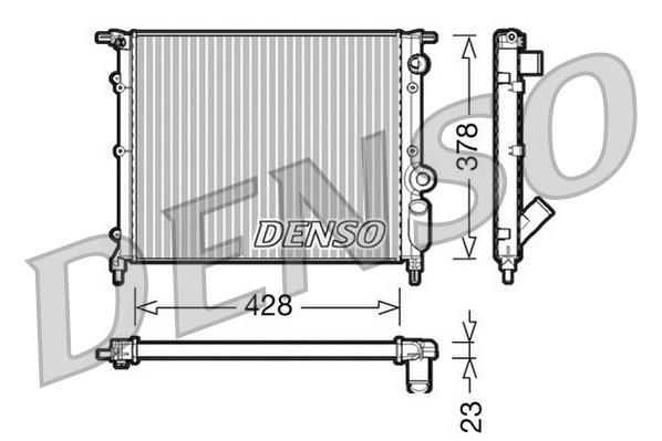 RADİATOR. ENGİNE COOLİNG RENAULT 19 I 88-92