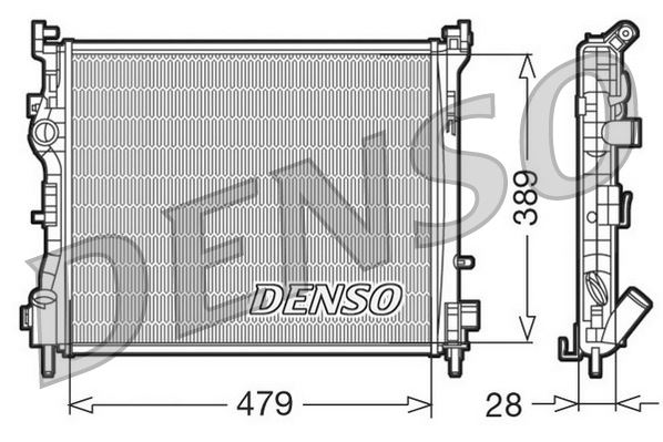 RADİATOR. ENGİNE COOLİNG RENAULT CLIO II 98-