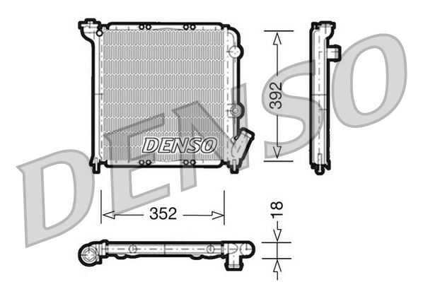 RADİATOR. ENGİNE COOLİNG RENAULT 11 83-88